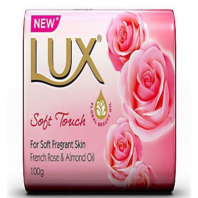  Lux Soft Touch for Soft Fragrant Skin French Rose & Almond Oil 100 g