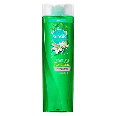  Sunsilk Green Tea & White Lily Freshness Hair Shampoo 370 ml