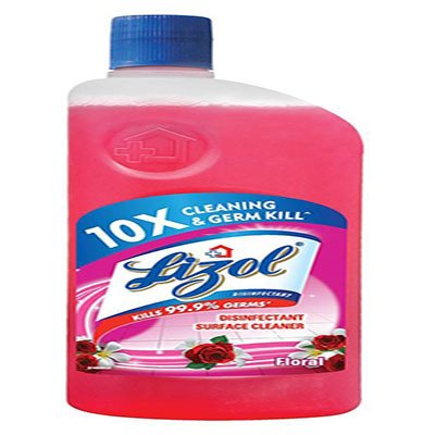  Lizol Disinfectant Surface & Floor Cleaner Liquid - Floral, Kills 99.9% Germs 625 ml Bottle