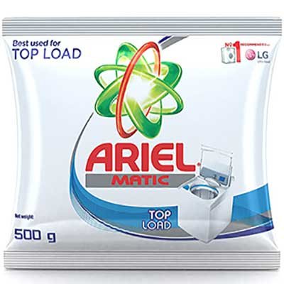  Ariel Washing Detergent Powder - Matic Top Load 500 g