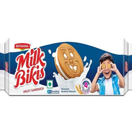  Britannia Milk Bikis Milk Cream Biscuits 100 g