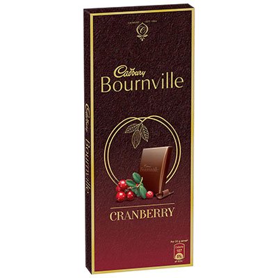  Cadbury Bournville Cranberry Dark Chocolate Bar 80 g