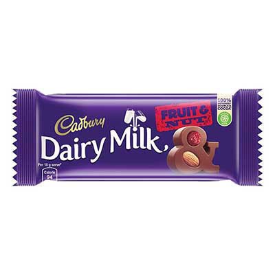  Cadbury Dairy Milk Fruit & Nut Chocolate Bar 80 g