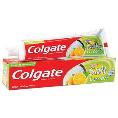  Colgate Active Salt Toothpaste - Lemon 200 g