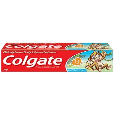  Colgate Kids Toothpaste - Bubble Fruit Flavour 40 g