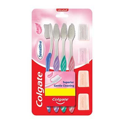  Colgate Sensitive Soft Bristles Toothbrush 4 pcs