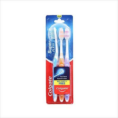  Colgate Super Flexi Toothbrush - Medium Bristle 3 pcs ((Buy 2 Get 1 Free))