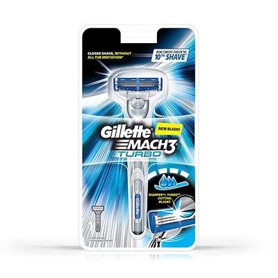  Gillette Mach3 Turbo - Manual Shaving Razor 1 pc