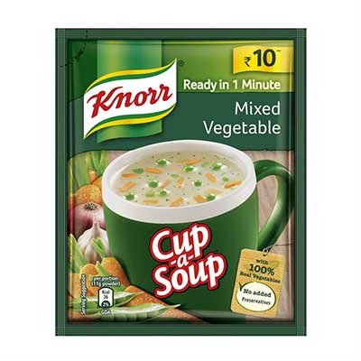  Knorr Instant Mixed Vegetable Cup-A-Soup 10 gm