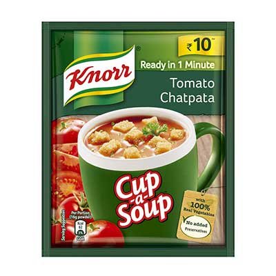  Knorr Instant Tomato Chatpata Cup-A-Soup 14 g