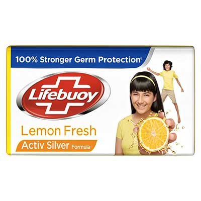  Lifebuoy Lemon Fresh Germ Protection Soap Bar 125 g