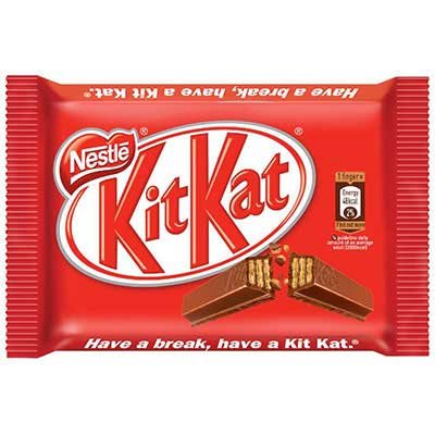  Nestle KitKat 4 Finger Wafer Bar 37.3 g Pouch