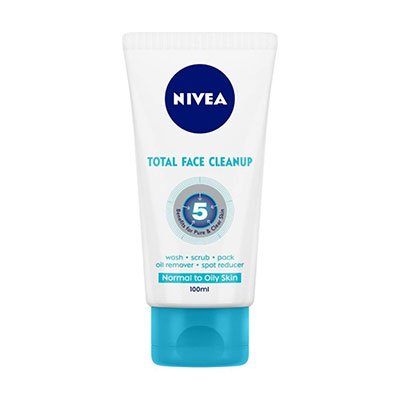  Nivea Face Wash - Total Face Clean Up 100 ml