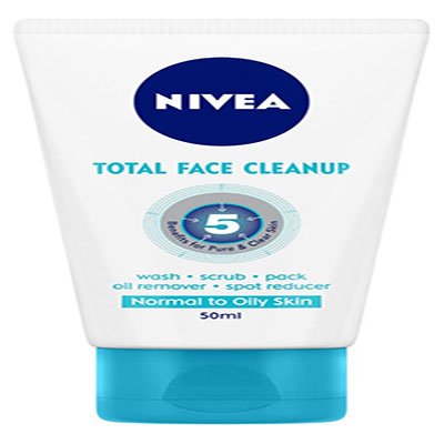  Nivea Face Wash - Total Face Clean Up 50 ml