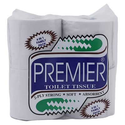  Premier Toilet Tissue Roll 330 pcs (Pack of 4)