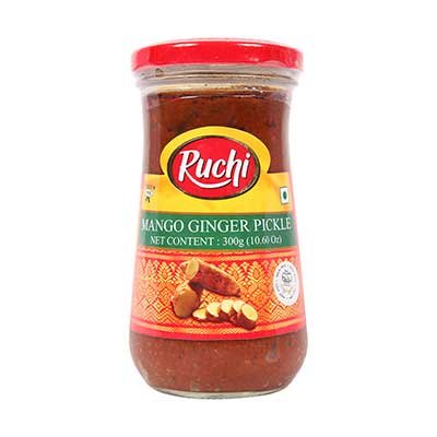  Ruchi Pickle - Mango Ginger 300 g Bottle