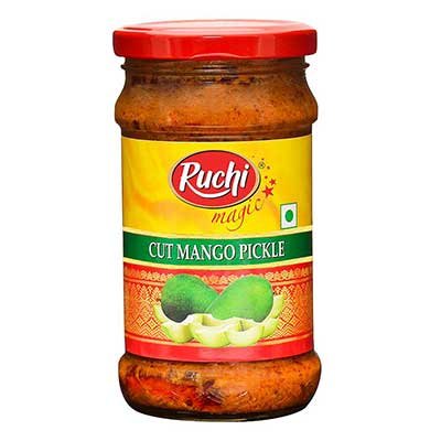  Ruchi magic Cut Mango Pickle 300 g Bottle