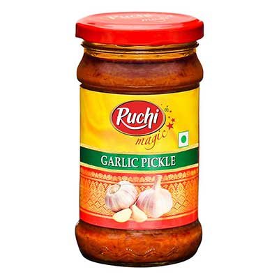  Ruchi magic Garlic Pickle 300 g Bottle