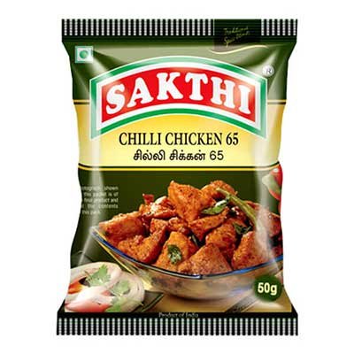  Sakthi Masala - Chilli Chicken 65 50 g Pouch