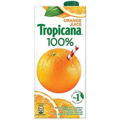  Tropicana 100% Orange Juice 1 L