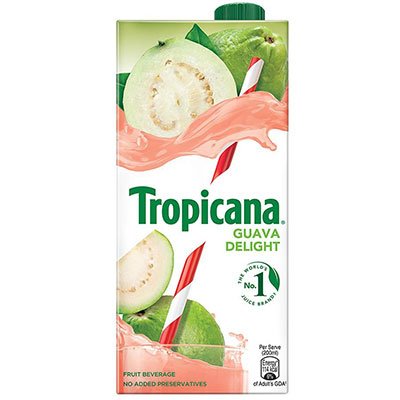  Tropicana Fruit Juice - Delight, Guava 1 L